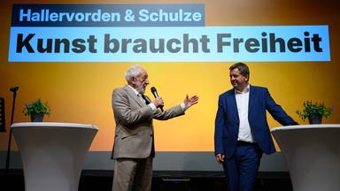 Hallervorden und Schulze unterhalten sich in Dessau