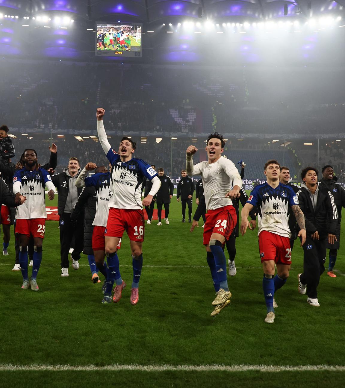 Hamburger SV jubelt.