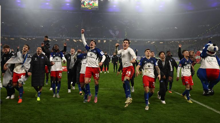 Hamburger SV jubelt.