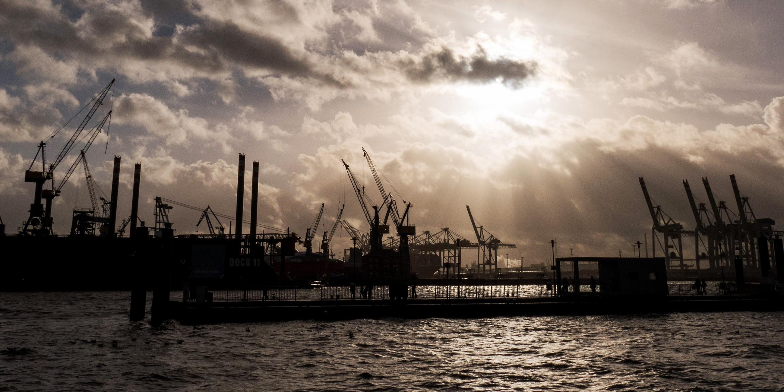 Hafenanlagen in Hamburg