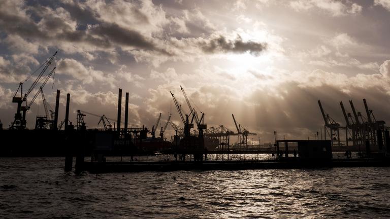 Hafenanlagen in Hamburg