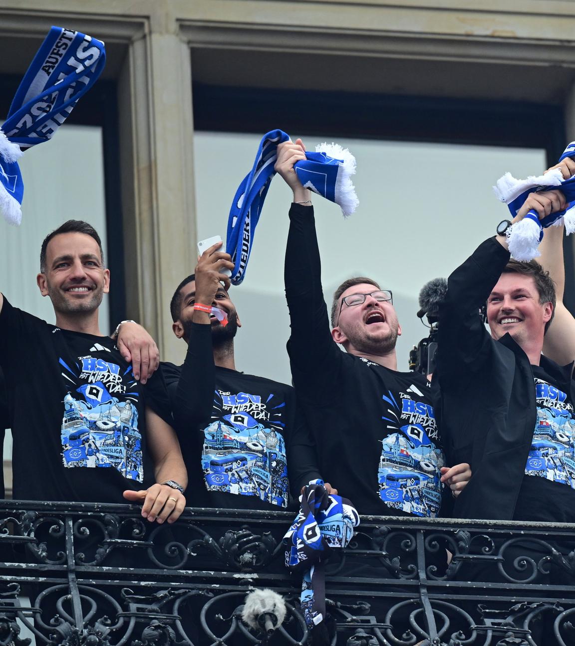 Fußball: Aufstiegsfeier des Hamburger SV.