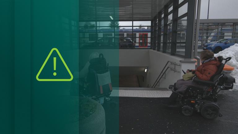 Bahnhof Marktoberdorf nach barrierefreiem Umbau ohne Aufzug