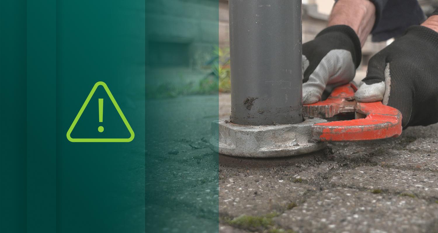 Fahrradbügel in Kassel, die einfach mit der Rohrzange zu entfernen sind