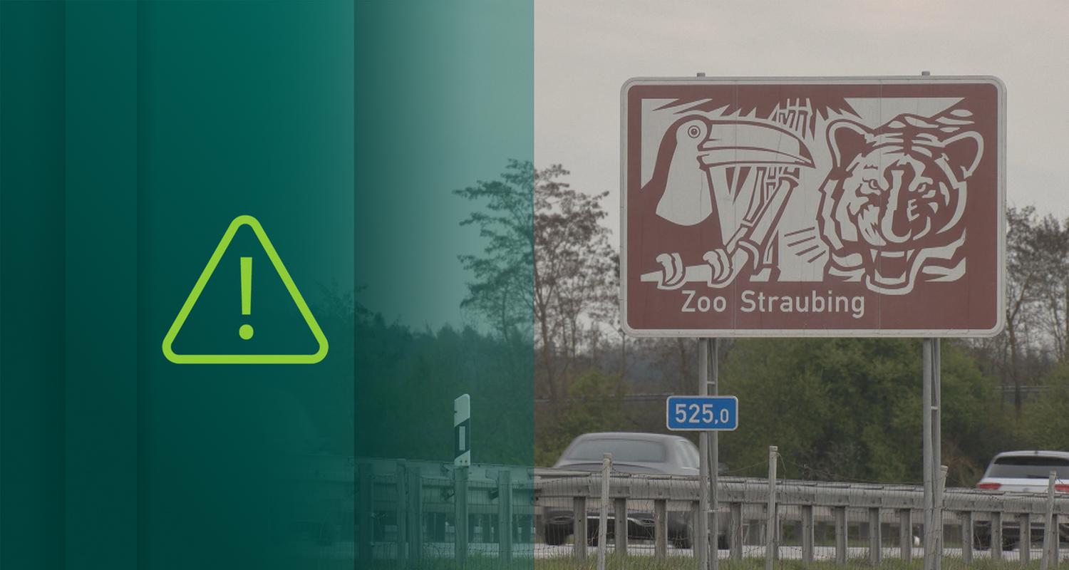 Hammer-Hinweisschild