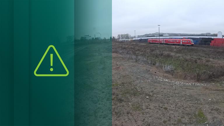 Bahnhof in Kulmbach abgerissen