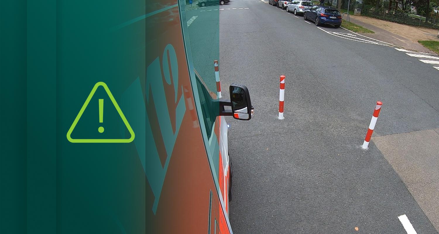 Poller in Frankfurt blockieren den Weg für Rettungswagen