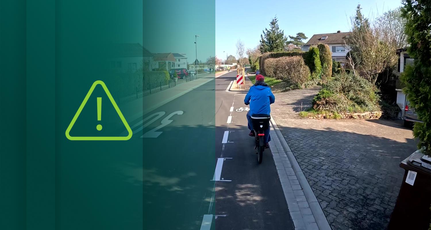 Radweg in Fuldabrück 