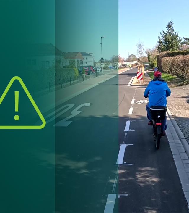 Radweg in Fuldabrück 