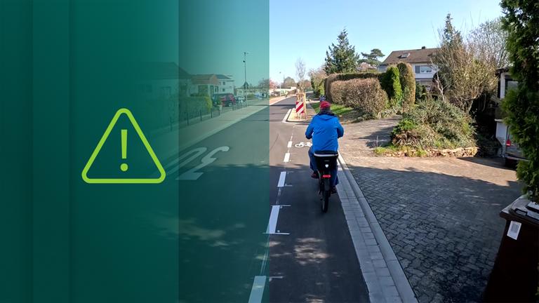 Radweg in Fuldabrück 