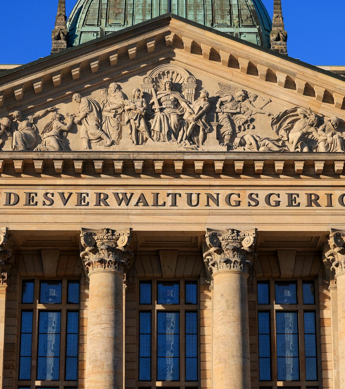 Sachsen, Leipzig: Blick auf das Bundesverwaltungsgericht.
