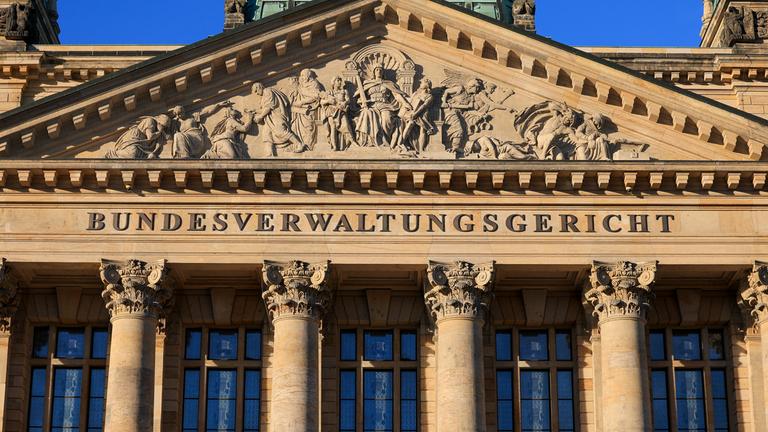 Sachsen, Leipzig: Blick auf das Bundesverwaltungsgericht.