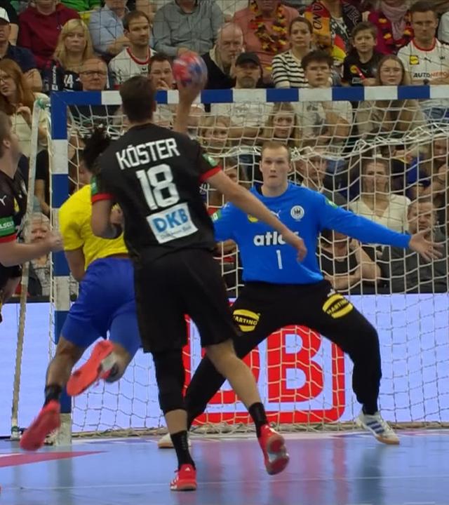 Deutschland besiegt Brasilien mit 32:25