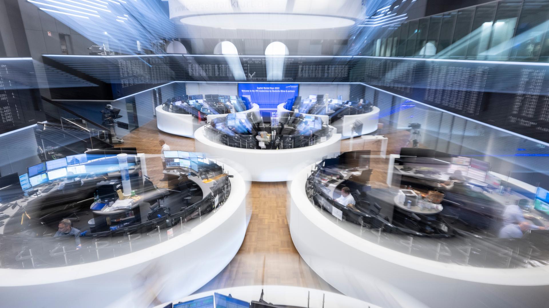 Archiv: Handelssaal der Börse Frankfurt, am 22.06.2023