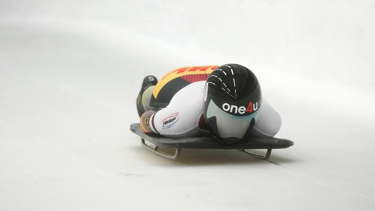 Hannah Neise (Deutschland) ist in Aktion. 