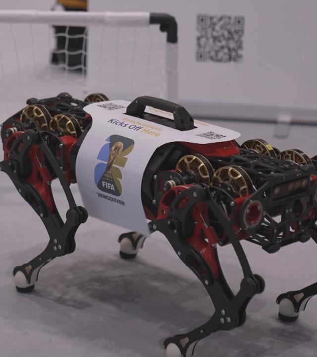 Roboter auf Messe in Hannover