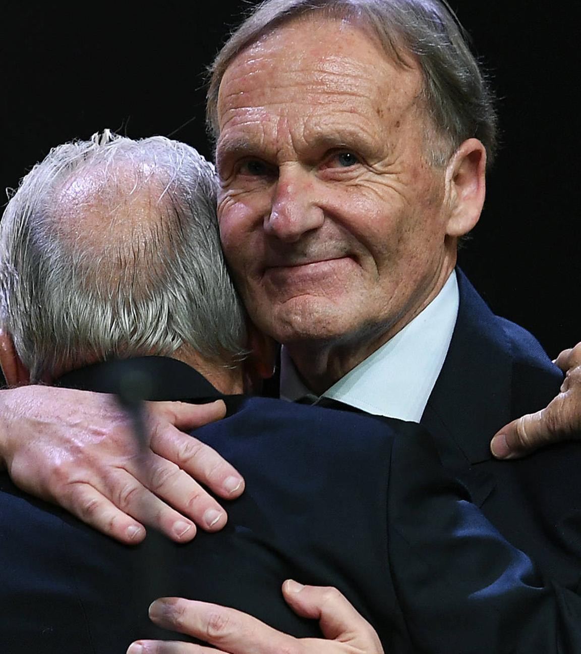 Präsident Dr. Reinhold Lunow (links) und Geschäftsführer Hans-Joachim Watzke (rechts).