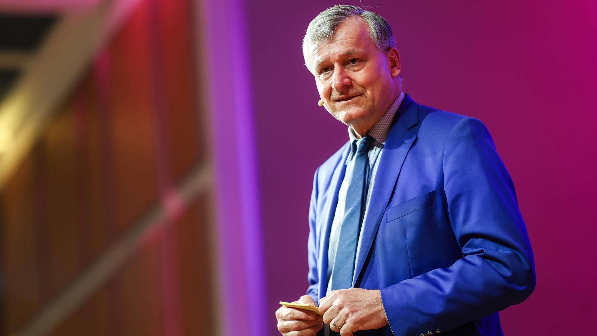 Hans-Ulrich Rülke, Landesvorsitzender der FDP Baden-Württemberg, spricht während des Landeshauptausschusses der FDP Baden-Württemberg.