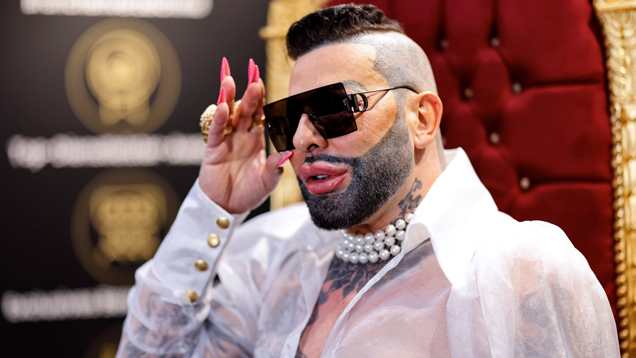 Harald Glööckler mit Sonnenbrille