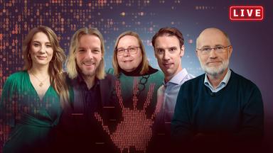 Harald Lesch und die Gäste Debora Weber-Wulff, Björn Ommer, Björn Schuller, Jasmina Neudecker