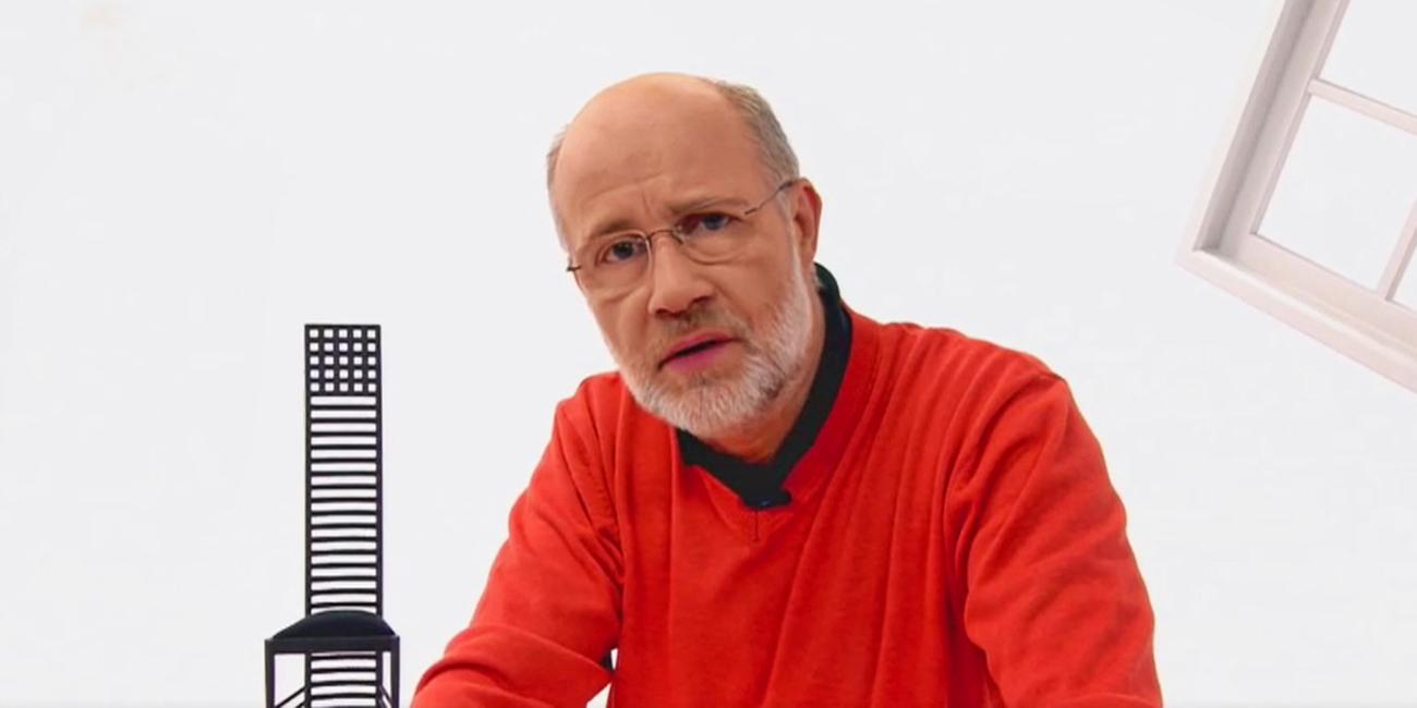 Harald Lesch im Studio von Frag den Lesch