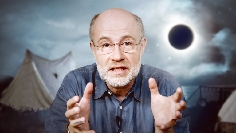 Harald Lesch mit Sonnenfinsternis