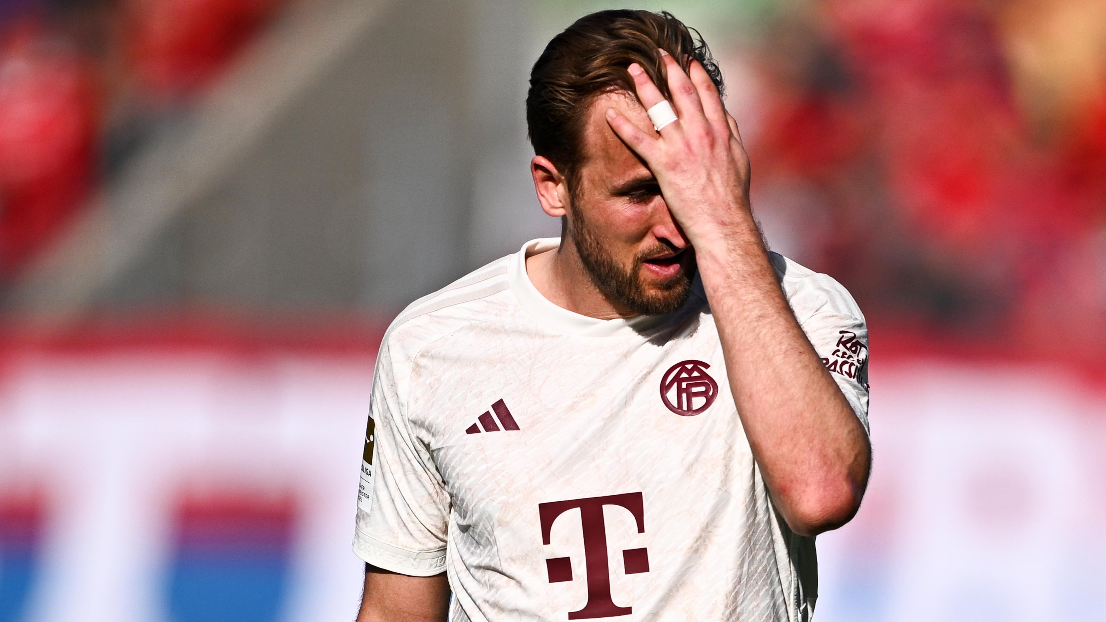 Münchens Harry Kane nach dem verlorenen Spiel.