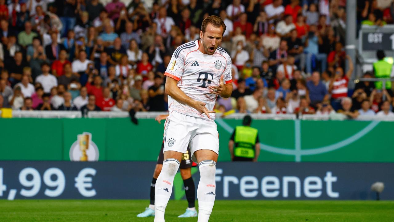 DFB-Pokal: Bayern zittert sich gegen Wehen Wiesbaden in Runde 2