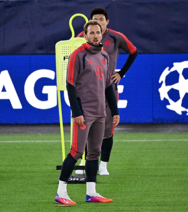 Harry Kane beim Training in Stavanger