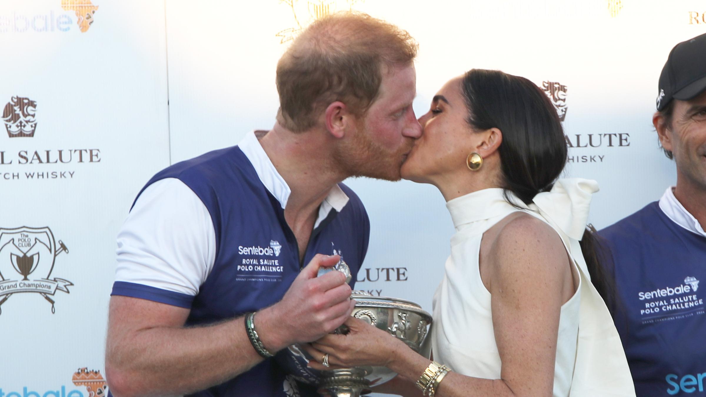 Prinz Harry und Meghan beim Polo