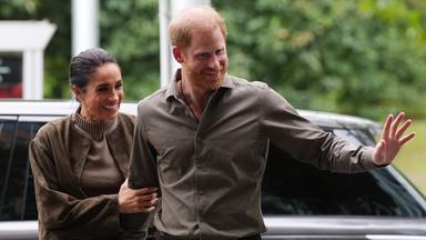 Auf dem Bild zu sehen sind: Prinz Harry und Herzogin Meghan