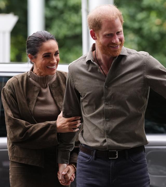 Auf dem Bild zu sehen sind: Prinz Harry und Herzogin Meghan