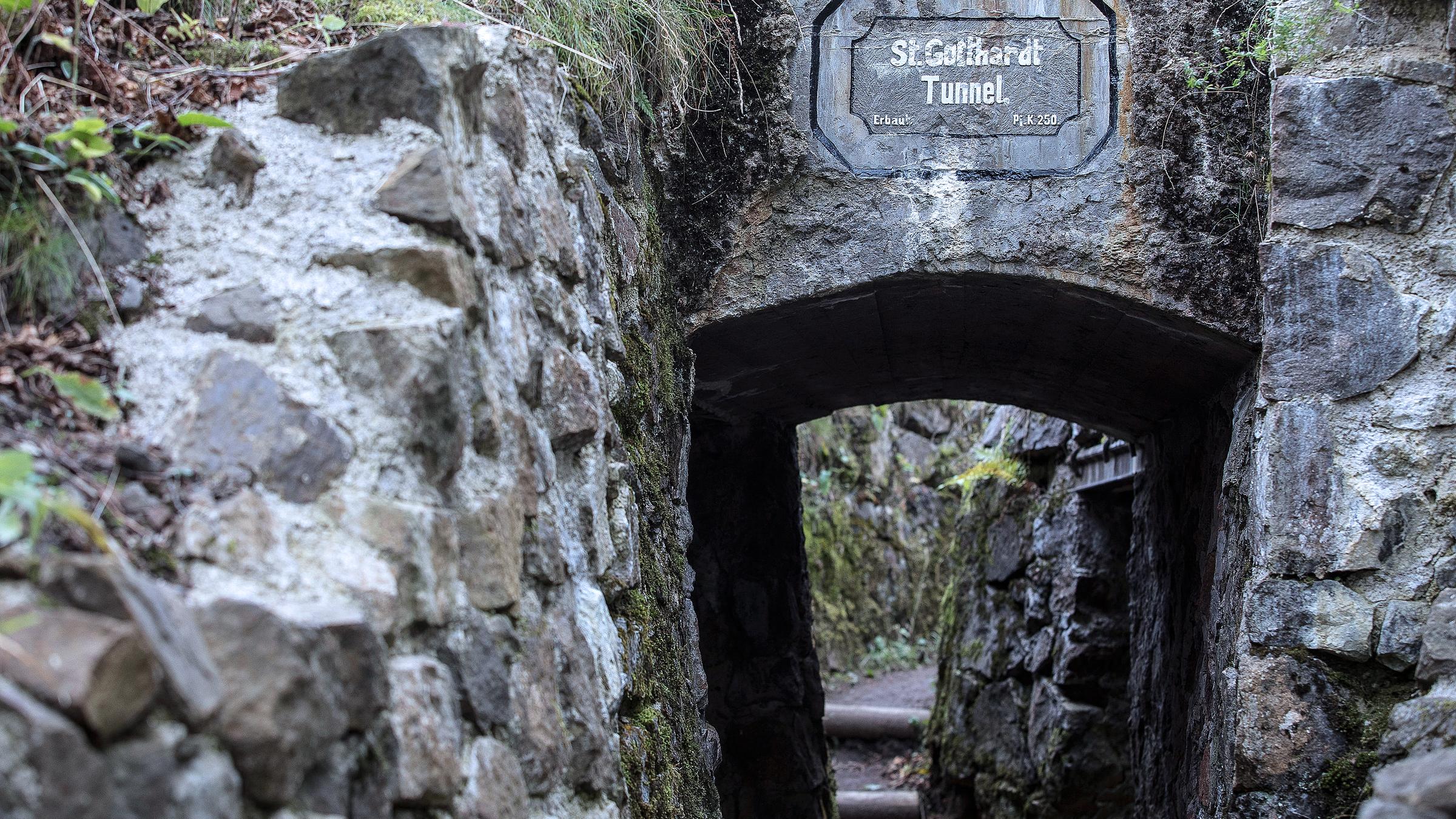 Deutsche Soldaten errichteten Tunnel