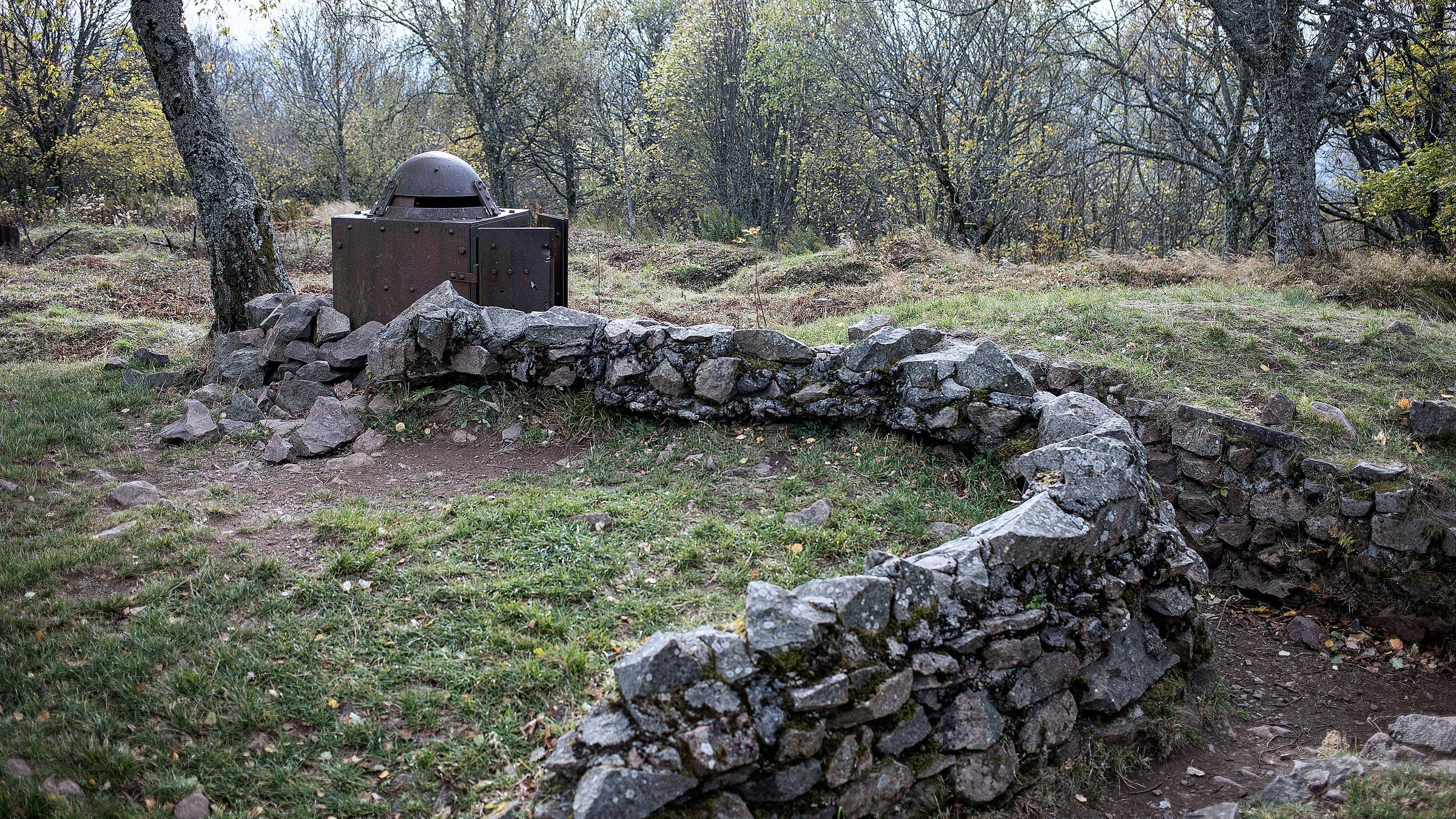 Französischer Bunker an strategisch günstiger Stelle