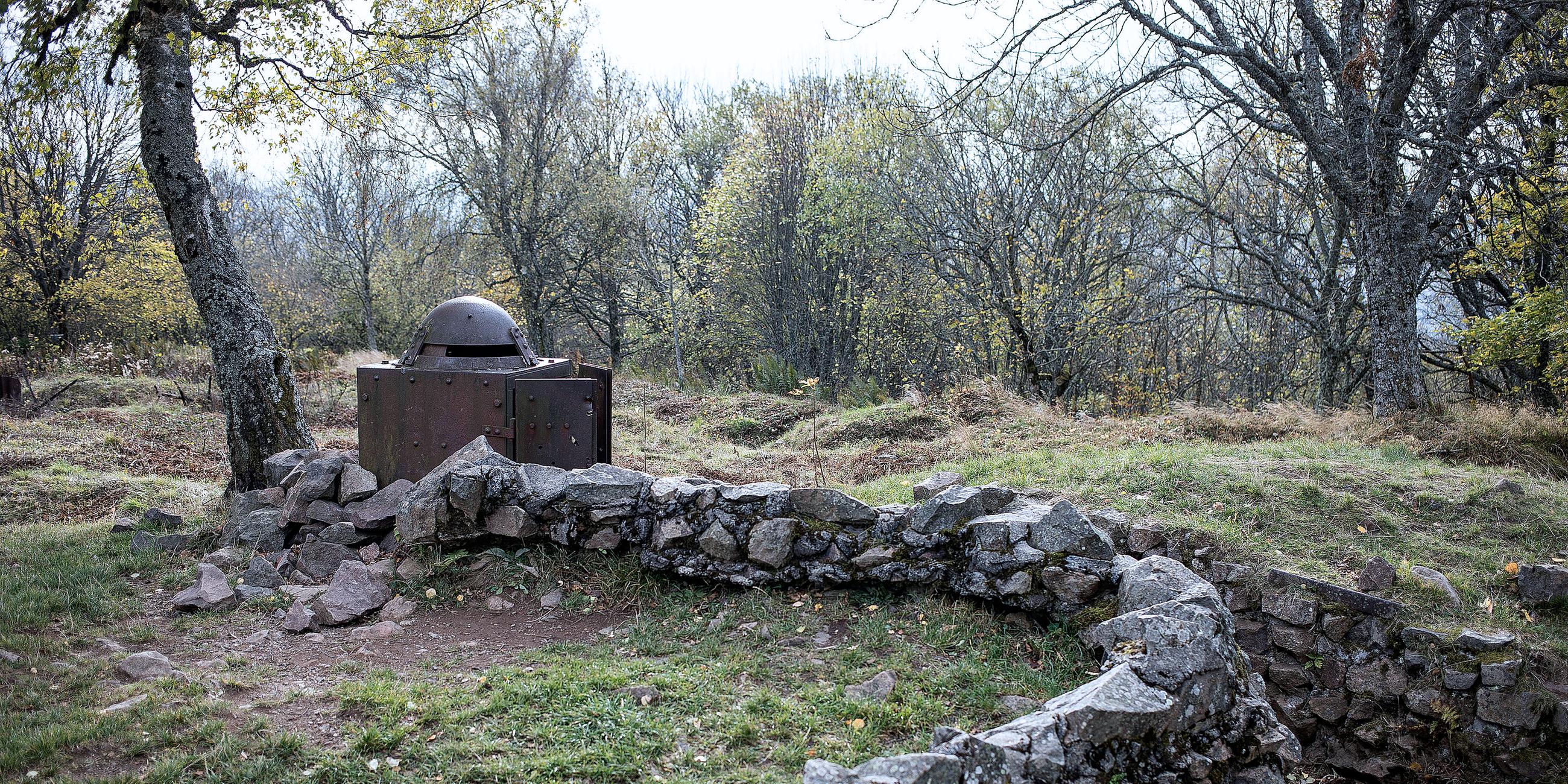 Französischer Bunker an strategisch günstiger Stelle