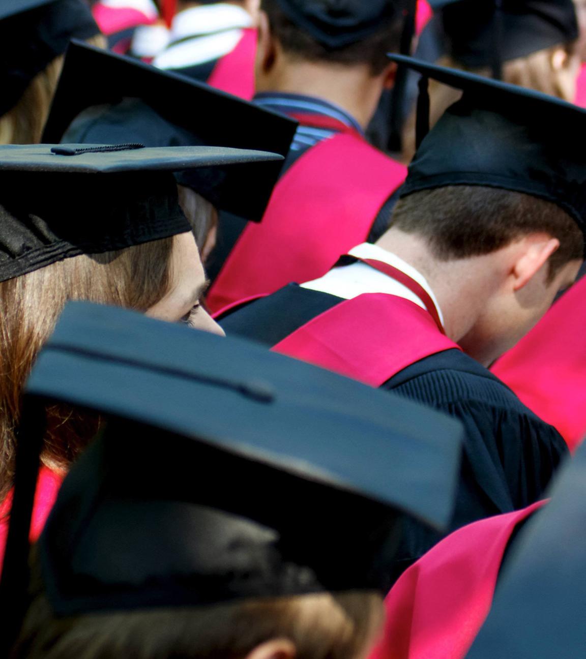 Absolventen an der Harvard Universiät