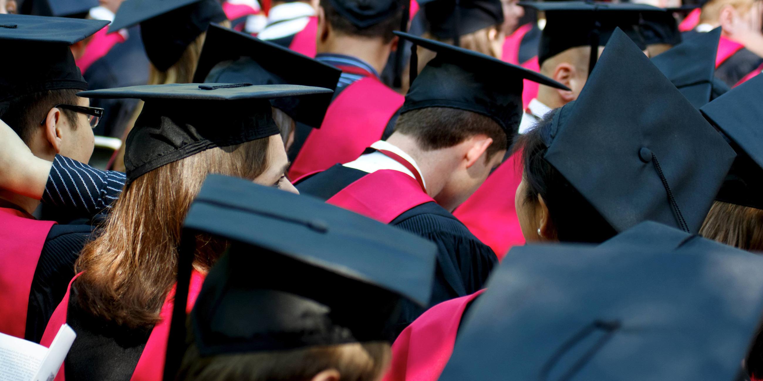 Absolventen an der Harvard Universiät