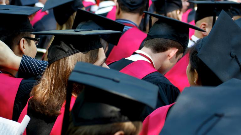 Absolventen an der Harvard Universiät