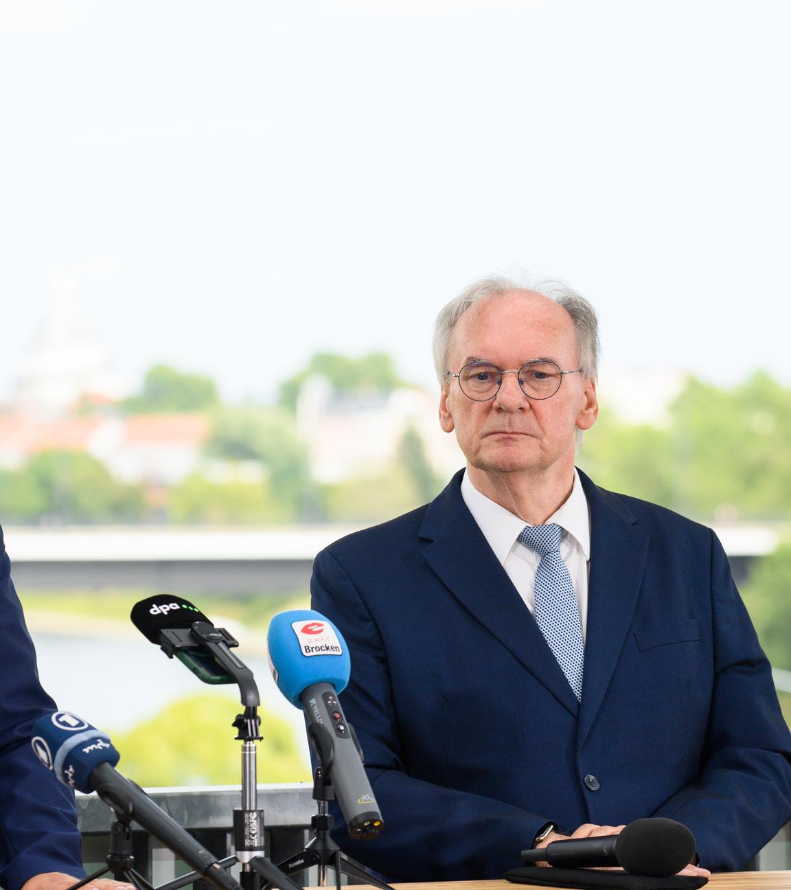 Reiner Haseloff, Ministerpräsident von Sachsen-Anhalt, und Sven Schulze.
