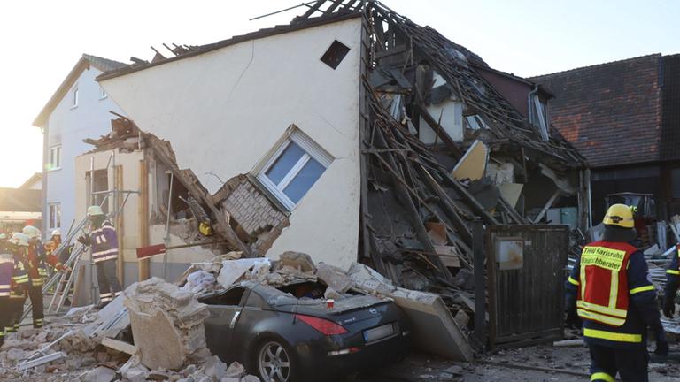 Stutensee Haus eingestürzt