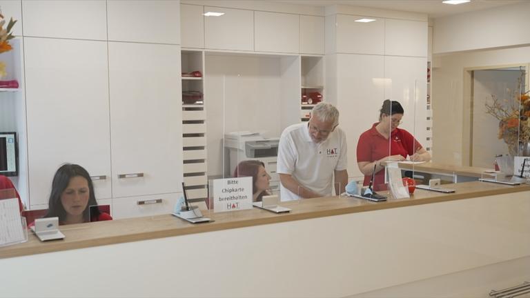 Empfang einer Hausarztpraxis