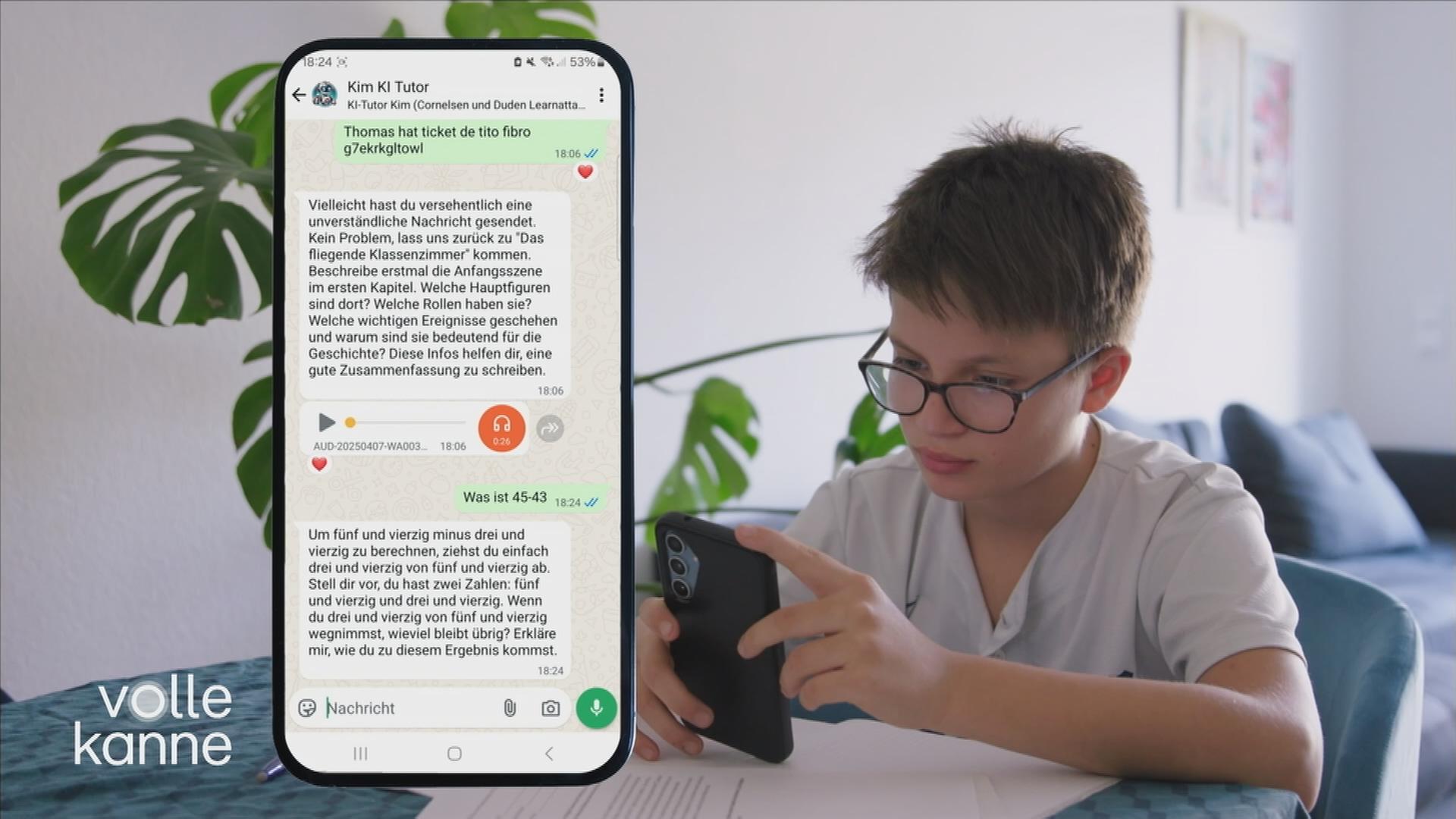 Hausaufgaben mit KI?