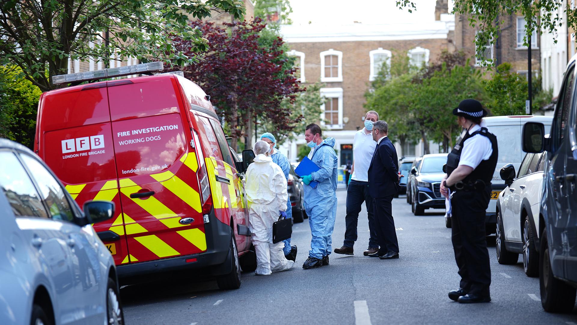 Hausbrand bei britischem Premier Keir Starmer in London