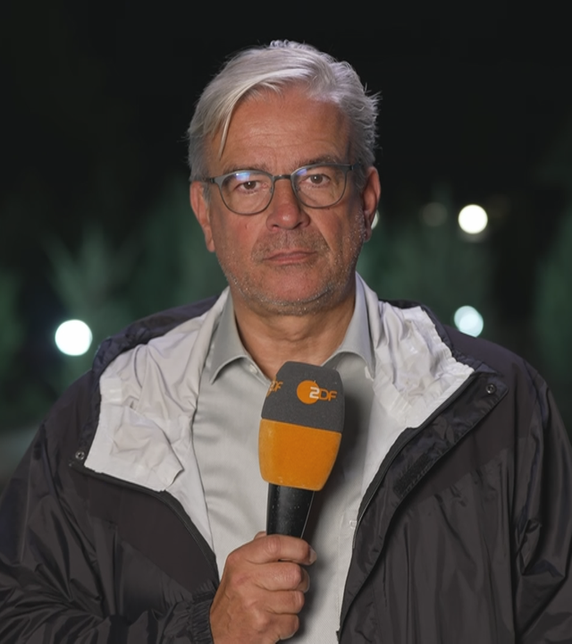 ZDF-Reporter Henner Hebestreit in der Ukraine.