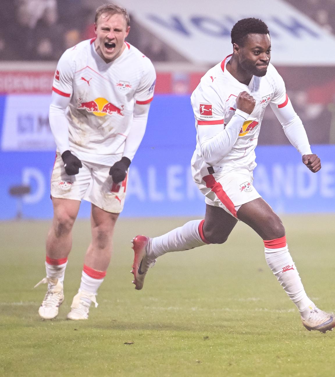 Yan Diomandé, Xaver Schlager und Ridle Baku am 24.01.26