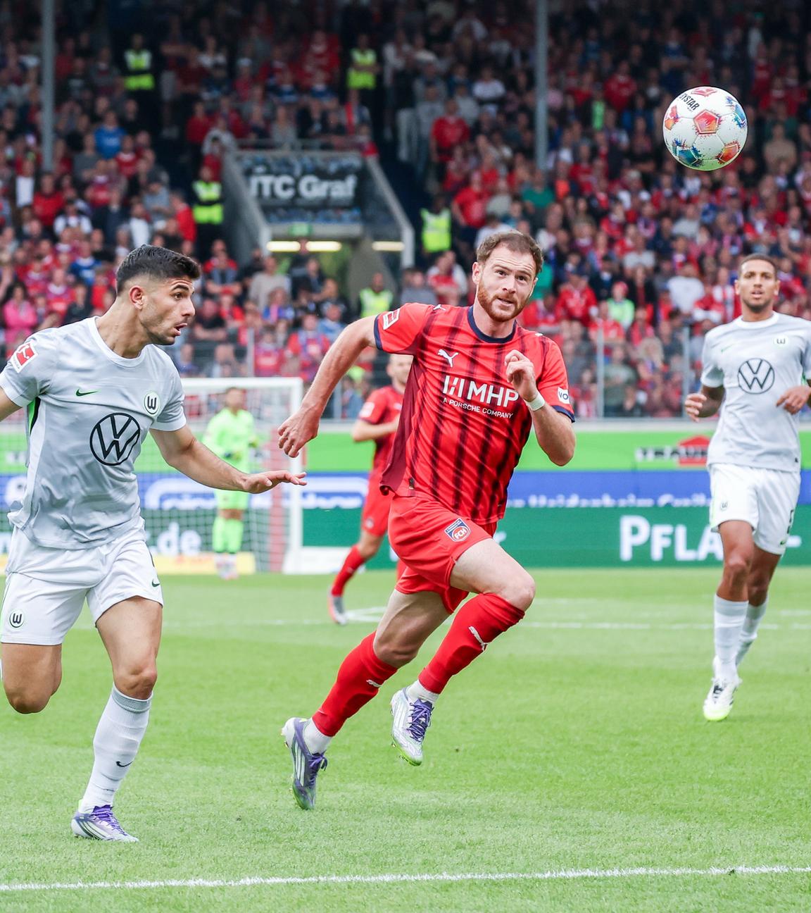 Bundesliga: 1. FC Heidenheim 1846 vs VfL Wolfsburg.