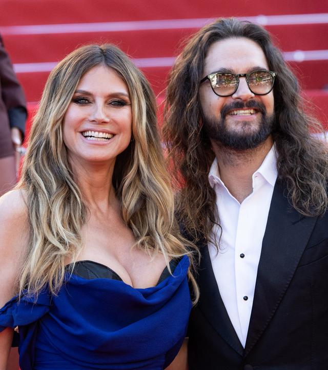 Heidi Klum neben Tom Kaulitz auf dem roten Teppich in Cannes