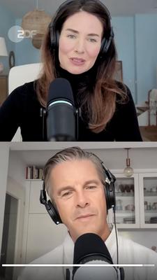 Hanna Heikenwälder und Markus Lanz
