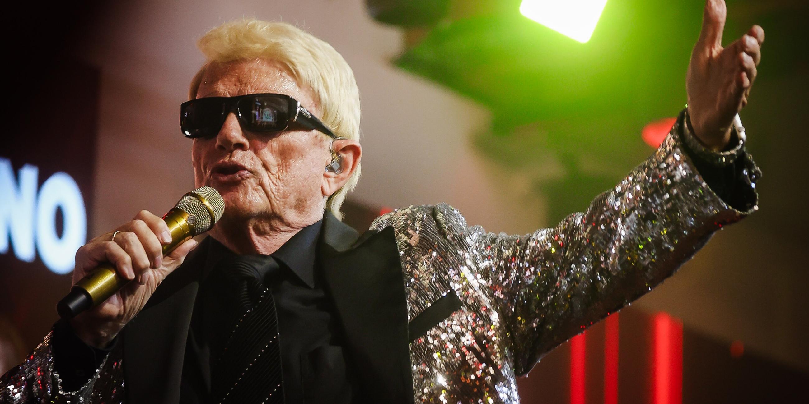 Heino bei seinem erstem Auftritt im Bierkönig auf Mallorca