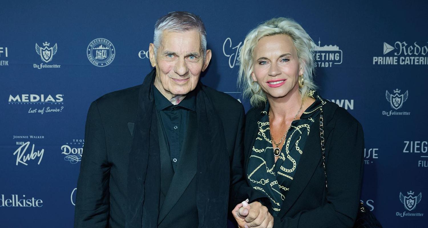Heinz Hoenig mit seiner Frau bei den Emmy-Awards in Berlin